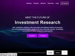 Sites similar to visiblealpha.com