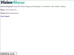 Sites similar to visionabacus.net