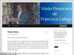 Sites similar to visionfinancieradefranciscocalleja.wordpress.com