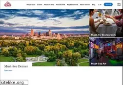 Sites similar to visitdenver.org