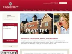 Sites similar to visitfoundryrow.com