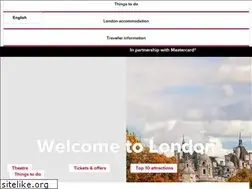 Sites similar to visitlondon.com