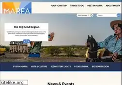Sites similar to visitmarfa.com