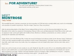 Sites similar to visitmontrose.com