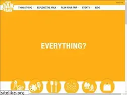 Sites similar to visitoakpark.com