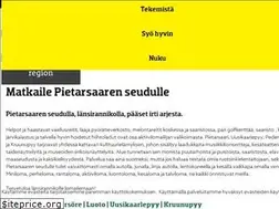 Sites similar to visitpietarsaarenseutu.fi