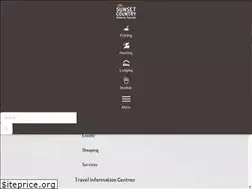 Sites similar to visitsunsetcountry.com