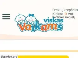 Sites similar to viskasvaikams.lt