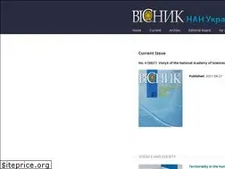 Sites similar to visnyk-nanu.org.ua