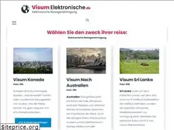 Sites similar to visumelektronisches.de