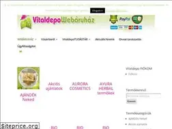 Sites similar to vitaldepowebaruhaz.hu