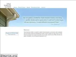 Sites similar to vitaleseamlessgutters.com