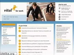 Sites similar to vitalforwork.de