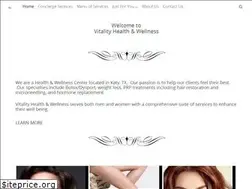 Sites similar to vitalityhealthandwellness.info