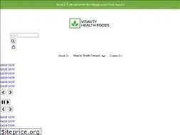 Sites similar to vitalityhealthfoods.ca