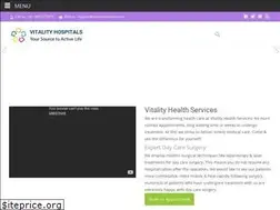 Sites similar to vitalityhospitals.com