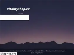 Sites similar to vitalityshop.eu