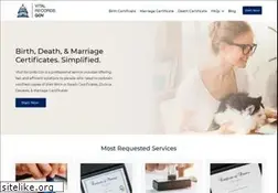Sites similar to vitalrecordsgov.com