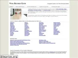 Sites similar to vitalrecordsguide.com