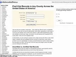 Sites similar to vitalrecordsoffices.net