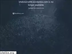 Sites similar to vitalsourcelife.wordpress.com