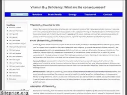 Sites similar to vitaminb12deficiency.net.au