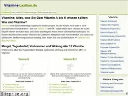 Sites similar to vitamine-lexikon.de