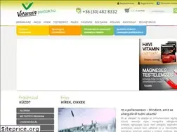 Sites similar to vitaminpontok.hu