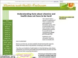 Sites similar to vitamins-and-health-facts.com