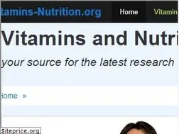 Sites similar to vitamins-nutrition.org