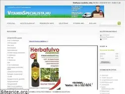 Sites similar to vitaminspecialista.hu