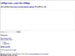 Sites similar to vitiligocure.info