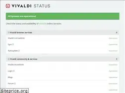 Sites similar to vivaldistatus.com