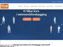 Sites similar to vivatselvmordsforebygging.net
