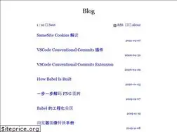 Sites similar to vivaxyblog.github.io