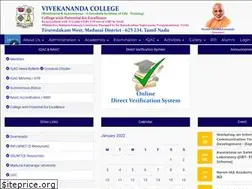 Sites similar to vivekanandacollege.ac.in