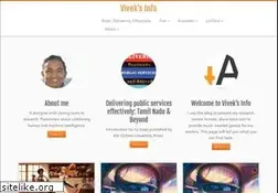 Sites similar to viveks.info