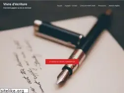 Sites similar to vivredecriture.com