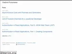 Sites similar to vladimirponomarev.com