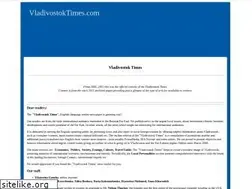 Sites similar to vladivostoktimes.com