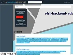 Sites similar to vlsi-backend-adventure.com