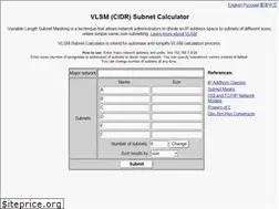 Sites similar to vlsmcalc.net