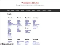 Sites similar to vocabulario.com.mx