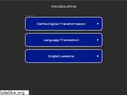 Sites similar to vocabulary.in