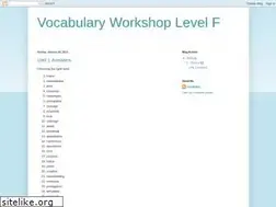 Sites similar to vocabworkshoplevelfanswers.blogspot.com