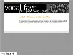 Sites similar to vocalfays.de