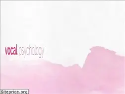 Sites similar to vocalpsychology.com