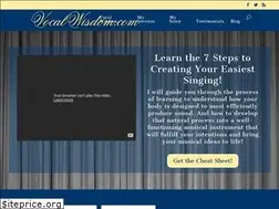 Sites similar to vocalwisdom.com