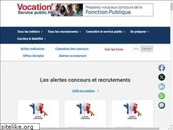 Sites similar to vocationfonctionnaire.fr