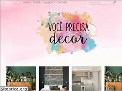 Sites similar to voceprecisadecor.com.br